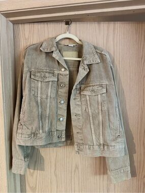 H&M Light Taupe Denim Jacket